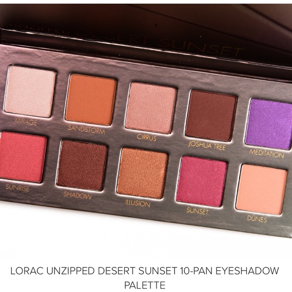 Lorac Unzipped Desert Sunset Eyeshadow Palette w/ Mini Eye Primer: Brand New ☀️ - Picture 5 of 7